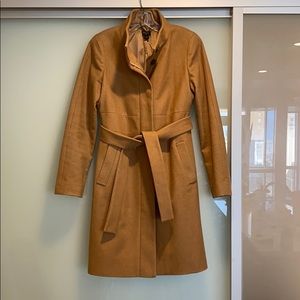 JCrew winter coat with belt